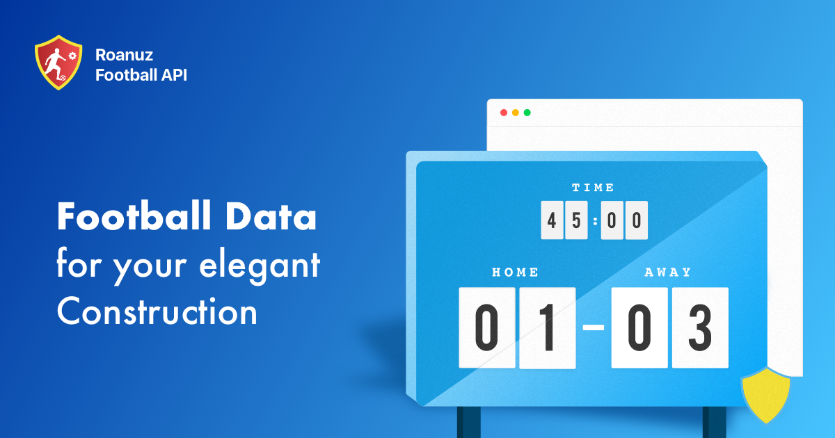 Football API for Live matches, points table and stats from Roanuz
